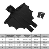 11 x Brand New DAOUZL Children s bat cape, bat costume with gloves, bat cape for girls boys, vampire fancy dress costumes, bat cape costume for Halloween decoration, cosplay, carnival, M - RRP €207.9