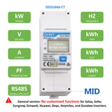 1 x RAW Customer Returns CHINT DDSU666-CT Single phase DIN35mm electronic intelligent energy meter, electricity meter 1.5 6 A with current transformer connection, with RS485 interface, compliant with Modbus RTU, MID certificate - RRP €64.33