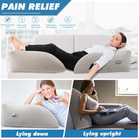 19 x RAW Customer Returns WIWJ Leg Elevator Pillow Inflatable Wedge Pillows,Comfort Leg Pillow for Sleeping,Inflatable Pillow for a Better Fit on the Skin,Improve Blood Circulation and Reduce Swelling - RRP €360.81