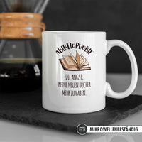 1 x RAW Customer Returns Abibliophobia Mug The Fear Of Running Out Of New Books, Bookworm Coffee Mug, Book Lover Mug Reader Coffee Mug - RRP €17.04