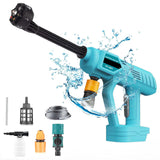 1 x RAW Customer Returns Cordless high-pressure cleaner for Makita 18V battery BL1850, 6-in-1 mobile high-pressure cleaner gun with multi-spray nozzle, 5M hose, high-pressure spray water gun, for car, garden without battery  - RRP €26.21