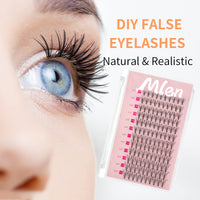 2 x Brand New Individual Eyelashes 120 Eyelash Clusters, 4 Sizes Eyelash Cluster 9-12mm DIY Natural Looking False Eyelash Extension Kit, Easy to Use at Home - RRP €36.0