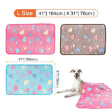 7 x Brand New Pet Soft Pet Blanket for Dogs - Washable Dog Blanket Cat Blankets, Soft Warm Pet Blanket for Small Dogs Puppies Cats Large, Heart  - RRP €142.8