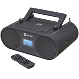 1 x RAW Customer Returns KLIM Boombox B4 Radio with CD Player 2024 Release AM FM Radio, MP3, Bluetooth, AUX, USB portable with wireless mode and rechargeable battery With remote control, Autosleep, Digital EQ - RRP €75.72