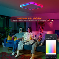 1 x RAW Customer Returns Smart RGB LED Ceiling Light Dimmable 24W, BLNAN WiFi Ceiling Lamp with APP Control and Remote Control, Compatible with Alexa Google Home, Living Room Bedroom Children s Room Dining Room 32cm - RRP €42.85