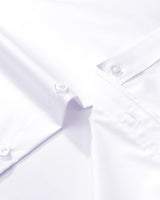 1 x RAW Customer Returns siliteelon Men s Dress Shirts Plain Long Sleeve White Non-Iron Formal Shirts Men s Business Casual Button Down Shirt with Pocket,4XL - RRP €28.22