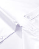 1 x RAW Customer Returns siliteelon Men s Dress Shirts Plain Long Sleeve White Non-Iron Formal Shirts Men s Business Casual Button Down Shirt with Pocket,4XL - RRP €28.22