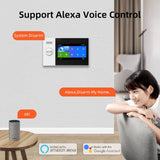 1 x RAW Customer Returns PGST alarm system 14 pieces, WLAN Smart 4G alarm system with for home security, surveillance camera 1080P, real-time app push, can be expanded as required - works with Alexa - RRP €184.33