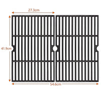 1 x RAW Customer Returns GFTIME 41.9 x 54.6cm cast iron grill grate replacement for Tepro Toronto, Aktiva Angular, EL Fuego Montreal, TAINO Hero XL charcoal grill, cast iron grate grill accessories 2 pieces - RRP €37.3