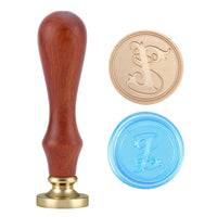 1 x Brand New Mogokoyo Vintage Style Wax Seal Stamp Initials Letter Stamp with Wooden Handle AZ Gothic Font Seal Signet Letter 26 Letters Z  - RRP €20.4