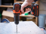 1 x RAW Customer Returns BLACK DECKER BDCHD18-QW Cordless hammer drill - 18V - 1.5 Ah - Lithium - 17.5 to 40 Nm - 0-360 and 0-1400 rpm - 2 speeds - 1 battery - Charger included - RRP €95.56