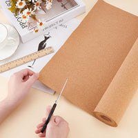 1 x RAW Customer Returns BENECREAT 40x350cm Cork Board Roll 1mm Thick Rectangular Natural Cork Piece Cork Board Roll for Bulletin Boards Wall Decoration Crafts - RRP €12.55