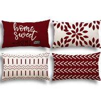 1 x RAW Customer Returns YCOLL cushion covers set of 4 cushion covers linen cushion cover decorative cushion covers for sofa garden bed couch cushion 30 x 50 cm set of 4  - RRP €14.51