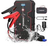 1 x RAW Customer Returns FNNEMGE Car Jump Starter, 5000A 23800mAh Car Battery Starter for All Gasoline or 8.0L Diesel Vehicles , Battery Booster, Quick Charge QC3.0 Type C, 12V DC Output. - RRP €74.11