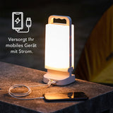 1 x RAW Customer Returns Lepwings LED camping lamp solar, camping lanterns dimmable touch 4400 mAh emergency power bank, IPX4 waterproof, battery lamp for camping, adventure, fishing, blackout emergency equipment - RRP €40.33