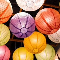 1 x RAW Customer Returns Jangostor 20 PCS Paper Lantern Lampions Round Lampshade Paper Lantern, Colorful Paper Lantern for Weddings, Birthdays - Various Sizes of 15, 20, 25, 30 cm Muti  - RRP €22.99