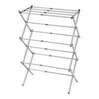 1 x RAW Customer Returns BLACK DECKER BXAR0002GB Compact extendable clothes airer, cold grey, 7.5 m of drying space - RRP €38.3