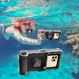 1 x RAW Customer Returns ShellBox Waterproof Mobile Phone Case 7.0 Inch Underwater Waterproof Mobile Phone Water Protective Case Mobile Phone Case Waterproof Swimming Bathing Compatible for iPhone 15 15 Pro 14 13 12 15 Pro Max Samsung S23 - RRP €36.99