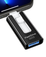 1 x RAW Customer Returns Sunany 256GB USB Stick for Phone, 4 in 1 Memory Stick, External Storage Expansion Memory Stick, High Speed Flash Drive, USB Storage for Android Pad Mobile Phone PC Computer Laptop Blue  - RRP €29.84