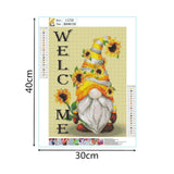 41 x Brand New 5D DIY Diamond Art Painting Kits Full Drill, Welcome Sunflower Rhinestone Cross Stitch Embroidery Crystal Canvas Diamond Painting Pictures Painting by Numbers for Children Adults Home Wall Decor - RRP €252.97