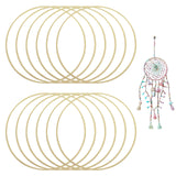 1 x RAW Customer Returns Set of 12 Bamboo Circle Dream Catcher Rings 20cm Flower Rings Bamboo Rings Macrame Dream Catcher Wedding DIY Decoration - RRP €20.4