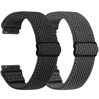 1 x RAW Customer Returns SHIJZWD 16mm 18mm 20mm 22mm Elastic Watch Strap Quick Release Adjustable Elastic Nylon Breathable Watch Strap for Men Women - RRP €21.6