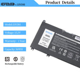 1 x RAW Customer Returns Oyomba 33YDH Laptop Battery for Dell Inspiron 15 7577 17 7000 7778 7773 7779 7786 G3 3579 3779 G5 5587 G7 7588 Vostro 7570 7580 Latitude 13 3380 14 3490 15 3580 3590 PVHT1 7FHHV 99NF2 - RRP €42.35