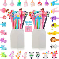 3 x RAW Customer Returns KAHEIGN 80 Pieces Cartoon Pens with Black Ink Kawaii Gel 0.5mm Cool, Cute Random Assorted Styles - RRP €64.86