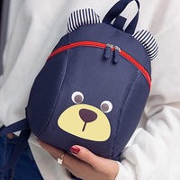 1 x RAW Customer Returns MOTOLIMO Children s Backpack Anti Lost Kids Backpack Mini Bear School Bag for Baby Boys Girls Toddlers 1-3 Years Navy Blue  - RRP €12.68