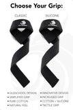 1 x RAW Customer Returns Fitgriff pulling aids padded for strength training, bodybuilding, fitness - deadlift straps - lifting straps - for women and men original black, silicone  - RRP €14.95