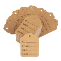 16 x Brand New jijAcraft Perforated Kraft Price Tags, Mini Size Clothing Tags Hang Tags Label, 3.2X5CM, 1000PCS - RRP €326.4