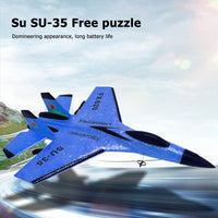 1 x RAW Customer Returns RC Airplane, SU-35 Remote Control Airplane 2.4GHz RC Airplane RTF Remote Control Airplane Glider Easy to Fly for Beginners Adults Kids - RRP €53.53