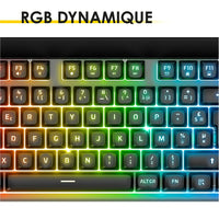 1 x RAW Customer Returns Empire Gaming - RF-K308 Wireless Gaming Keyboard AZERTY French Layout - Wireless Keyboard 2.4 GHz RGB - PC PS4 PS5 Xbox One Series - Volume Control - 12 Multimedia Touch Screens - RRP €39.99