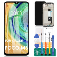 1 x RAW Customer Returns For Xiaomi Redmi Note 9 4G Screen Replacement For Xiaomi Poco M3 LCD Display For Redmi 9T Digitizer Assembly For Redmi 9 Power Touch Screen Repair Kits with Frame, Black  - RRP €34.79