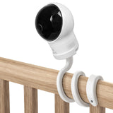 1 x RAW Customer Returns Baby camera holder for eufy Security SpaceView baby monitor - SpaceView S SpaceView Pro baby monitor, baby monitor holder, flexible monitor holder for children s room baby bed borders, 720p - RRP €18.54