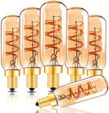 1 x RAW Customer Returns Grensk E14 LED Dimmable Edison Vintage Light Bulb, LED Light Bulbs E14 T25 3W Warm White Antique Winding Filament Light Bulb, Ideal for Nostalgic and Retro Lighting in the House Caf Bar - 6 Pieces - RRP €25.4