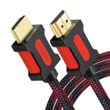 1 x RAW Customer Returns SLDXIAN 4K HDMI cable, high-speed HDMI cable 18Gbps nylon braid gold-plated connectors with Ethernet, ARC, 3D, UHD compatible with TV, monitor, Blu-ray, PS4 PS3 10M  - RRP €13.99