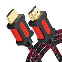 1 x RAW Customer Returns SLDXIAN 4K HDMI Cable, High Speed HDMI 2.0 Cable 18Gbps, Ethernet, 3D, HDR, 2160P, 1080P, ARC Compatible with PS3, PS4, PC, Projector, HDTV, Xbox 15M  - RRP €19.99