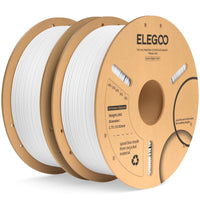 1 x RAW Customer Returns ELEGOO PLA Filament 1.75mm White 2KG, PLA Plus 3D Printer Filament, Harder and Stronger Filament 3D Printing Materials, Dimensional Accuracy -0.02mm, Compatible with Most FDM Printers 2KG Spool, 4.4lbs  - RRP €30.23