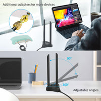 1 x RAW Customer Returns Nelawya 4G LTE Antenna SMA TS9 Connector 8 dBi Omnidirectional Network Antenna with 2 m Cable Magnetic Base for Wireless Mobile Industrial Router Netgear Huawei ZTE Cellular Gateway Modem - RRP €18.14