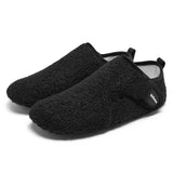 1 x RAW Customer Returns Heiiwarm slippers women plush slippers men slippers women winter fluffy slippers women slippers anti-slip light weight black 38 39 - RRP €11.68