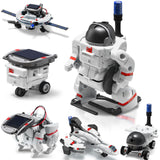 28 x Brand New 6 in1 STEM Solar Robot Kit Space Toy, Educatoinal Learning Science Experiment Building DIY STEM Projects for Boys Girls Kids Teen 8 9 10 11 12 13 Years Old,White - RRP €338.8