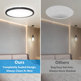 1 x RAW Customer Returns activeallbrite LED ceiling light 18W, flat ceiling lamp, 2200LM 4000K neutral white 29cmx2.5cm, IP44 waterproof, ultra thin panel for bathroom hallway bedroom basement balcony kitchen living room - RRP €20.64