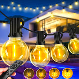 1 x RAW Customer Returns LED fairy lights outdoor power 30m - outdoor fairy lights with light bulbs outside weatherproof dimmable warm white outdoor fairy lights retro lights bulbs for terrace beer garden pavilion balcony garden - RRP €50.41