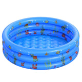 1 x RAW Customer Returns Inflatable pool, inflatable paddling pool, children s pool, children s paddling pool, swimming pool, inflatable pool, inflatable children s pool, baby pool, 3 wheels diameter 100 cm height 35 cm - RRP €16.99