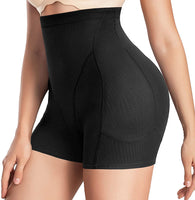 1 x RAW Customer Returns Gotoly Women s Shaper High Waist Padded Underpants Push up Buttocks Slimming Figure Shaping Pants Shapewear Shorts Black, M  - RRP €24.0