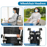 1 x RAW Customer Returns Mybow Wheelchair Neck Support Head Positioning Pillow Headrest for Wheelchair Post Surgery Neck Stabilizer Head Positioner Medical Foam Wedge Hold Head - RRP €79.99