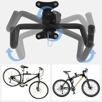 1 x RAW Customer Returns CYFIE Bicycle Wall Mount Foldable Bicycle Wall Mount for the Garage, Basement and Apartment Bicycle Wall Mount up to 20kg for Bicycle, Racing Bike, Mountain Bike etc. Bicycle Holder 2 Pieces  - RRP €44.99