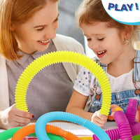 8 x Brand New Pop Tubes Tactile and Auditory Sensory Toys Toys for Children Child s motor skills Fidgets Toys Learning Fun OriginalCup  - RRP €79.84