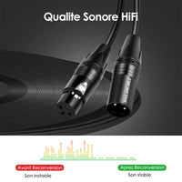 1 x Brand New SHULIANCABLE Microphone Cable XLR Cable, XLR Male to XLR Female, Microphone Cable for Microphone, Amplifier, Mixer, Speaker etc 5M  - RRP €19.99